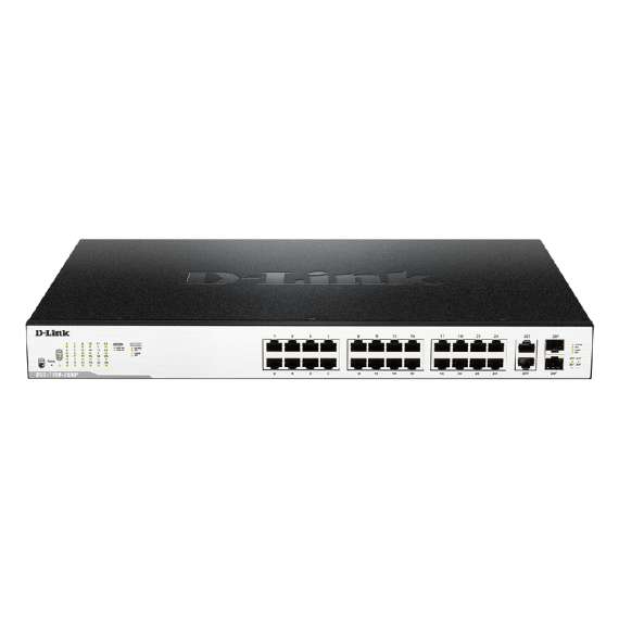 Buy D-Link DGS-1100-26MP 24 Ports 10/100/1000Mbps PoE+ Smart Gigabit Switch in [storefront]
